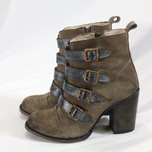 FREEBIRD FB-Banjo Distressed Ankle Heel Boots Sz 9 US Women - Picture 4 of 8